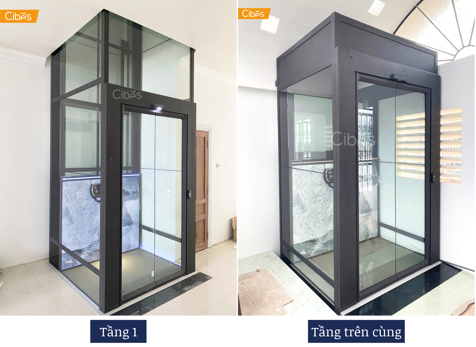 Thang máy nhập khẩu Cibes V80i Galaxy hoàn thiện lắp đặt chỉ trong 14 ngày